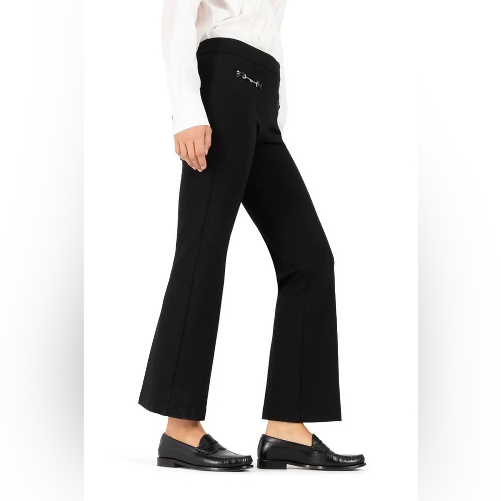CAMBIO (2) Faith Equestrian Bit Pants Black Slight Flare Pull-On Soft Luxury